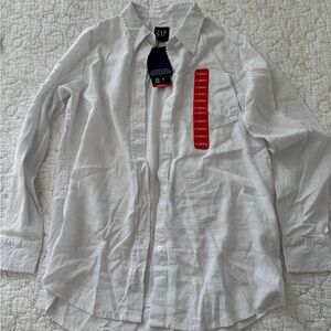 GAP long sleeve linen top
